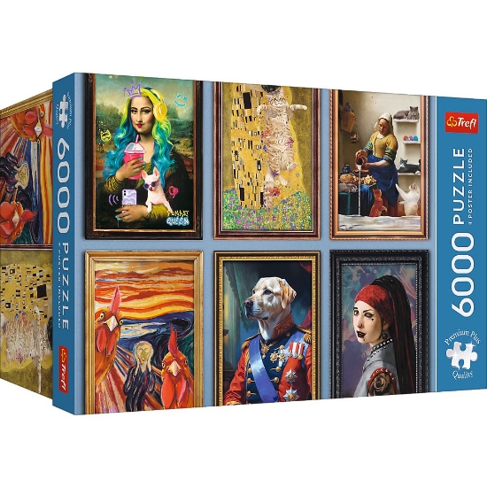 Imagine PUZZLE TREFL 6000 PREMIUM PLUS COLECTIE DE ARTA DISTRACTIVA CU POSTER INCLUS