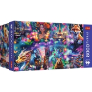 Imagine PUZZLE TREFL 8000 PREMIUM PLUS LUMEA COLORATA CU POSTER INCLUS