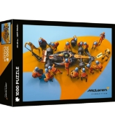 Imagine PUZZLE TREFL 1000 SOFT TOUCH FORMULA1 MCLAREN CEA MAI RAPIDA OPRIRE LA BOXE INREGISTRATA IN RECORD MONDIAL