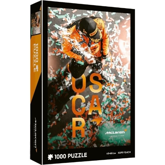 Imagine PUZZLE TREFL 1000 SOFT TOUCH FORMULA1 MCLAREN SCAR PIASTRI MAIDEN GRAND PRIX
