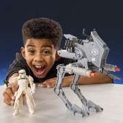 Imagine STAR WARS MANDALORIAN SI GROGU ACTION VERSE SET FIGURINA IMPERIAL DRIVER SI VEHICUL AR RT CU ACCESORII