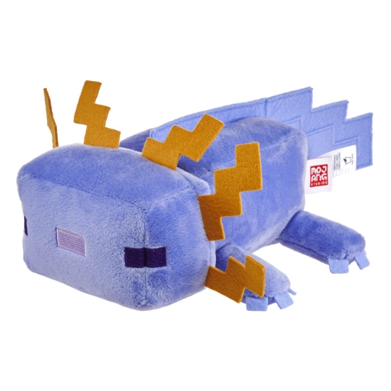 Imagine MINECRAFT FIGURINA DE PLUS AXOLOTL ALBASTRU 20CM