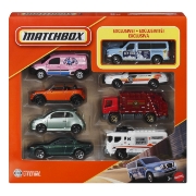 Imagine MATCHBOX SET 8 MASINUTE METALICE EXCLUSIV VAN UTILITAR FORD SCARA 1 LA 64