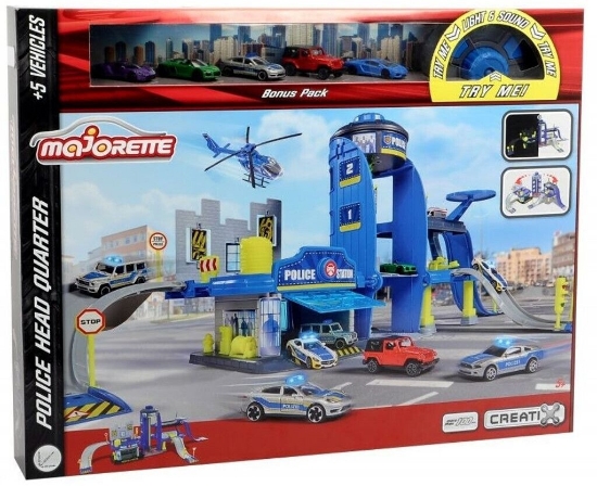 Imagine Majorette Creatix set secția de poliție cu sunete și lumini