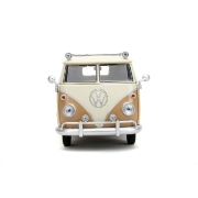 Imagine Jada Transformers T7 mașinuță metalică Volkswagen Wheeljack scară 1:32