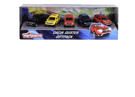 Imagine Majorette Dacia Duster set 5 mașinuțe scară 1:64