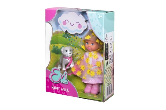 Imagine EIV LOVE SET PLIMBARE IN PLOAIE PAPUSA SI CATEL 12CM