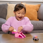 Imagine PATRULA CATELUSILOR SET FIGURINA SKYE SI VEHICUL CU LANSATOR