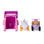 Imagine PATRULA CATELUSILOR SET FIGURINA SKYE SI VEHICUL CU LANSATOR