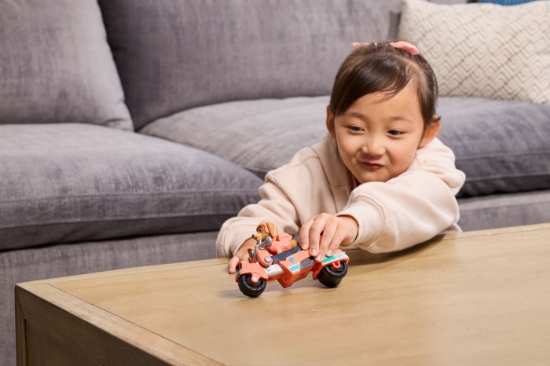 Imagine PATRULA CATELUSILOR SET FIGURINA LIBERTY SI MOTOCICLETA DE SALVARE