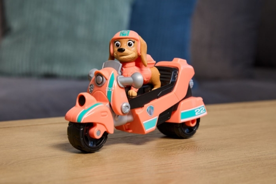 Imagine PATRULA CATELUSILOR SET FIGURINA LIBERTY SI MOTOCICLETA DE SALVARE