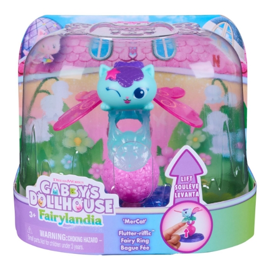 Imagine GABBYS DOLLHOUSE FAIRYLANDIA INEL DE ZANA CU FIGURINA MERCAT