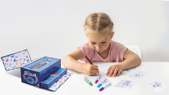 Imagine SET DE PICTURA IN VALIZA DE CARTON STITCH