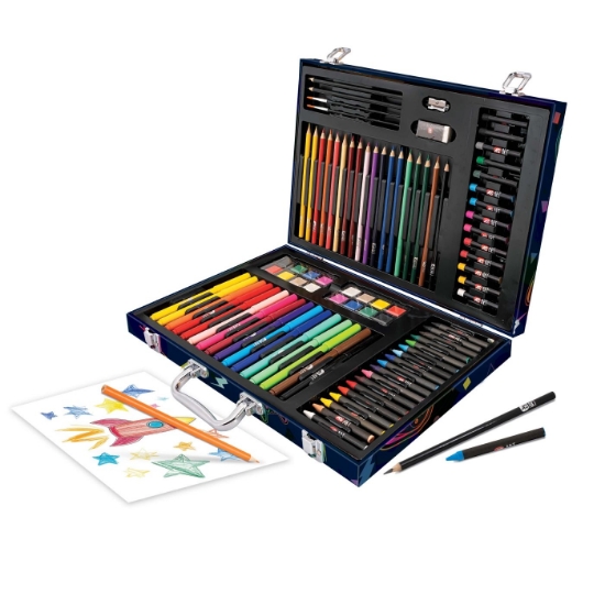 Imagine HAPPI HOBBI ART CASE SET DE DESEN DELUXE CU 100 DE ACCESORII JOC VIDEO