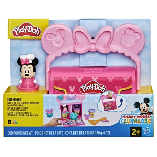 Imagine PLAY DOH DISNEY JR CLUBUL LUI MICKEY MOUSE SET BRUTARIE MINNIE MOUSE