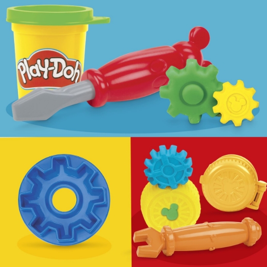 Imagine PLAY DOH DISNEY JR CLUBUL LUI MICKEY MOUSE SET LA GARAJ