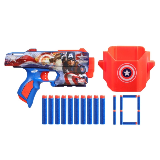 Imagine NERF BLASTER MARVEL CAPTAIN AMERICA