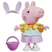 Imagine PEPPA PIG SET TINUTA DE PRIMAVARA CU FIGURINA PEPPA SI ACCESORII 15CM