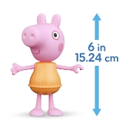 Imagine PEPPA PIG SET TINUTA DE PRIMAVARA CU FIGURINA PEPPA SI ACCESORII 15CM