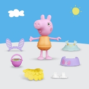 Imagine PEPPA PIG SET TINUTA DE PRIMAVARA CU FIGURINA PEPPA SI ACCESORII 15CM