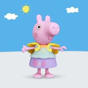 Imagine PEPPA PIG SET TINUTA DE PRIMAVARA CU FIGURINA PEPPA SI ACCESORII 15CM