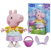 Imagine PEPPA PIG SET TINUTA DE PRIMAVARA CU FIGURINA PEPPA SI ACCESORII 15CM