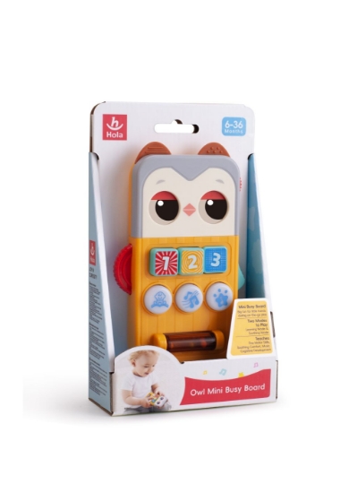 Imagine MINI TABLITA EDUCATIVA BUFNITA CU MUZICA SI LUMINI