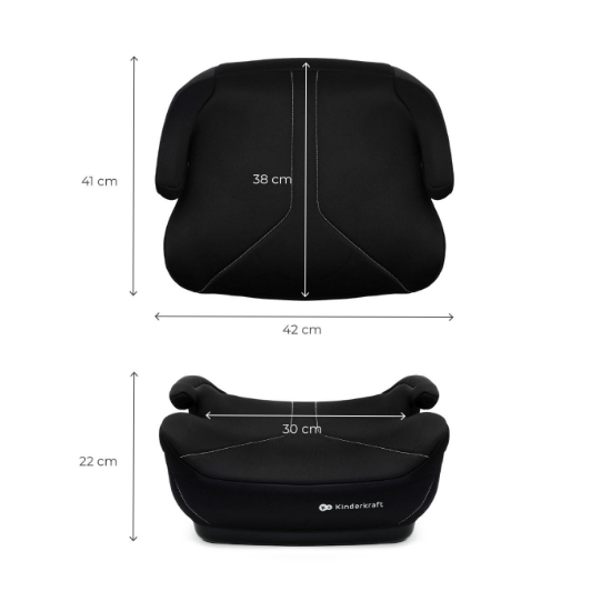 Imagine INALTATOR AUTO KINDERKRAFT BOOST 2 , I-SIZE 125-150 CM, BLACK