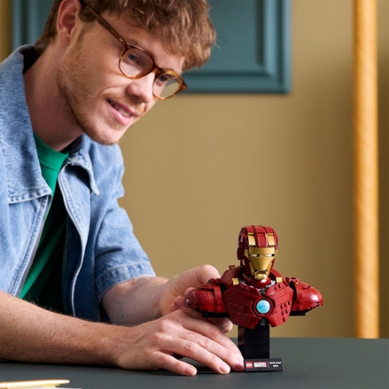 Imagine Lego Super Heroes Bust Iron Man 76327