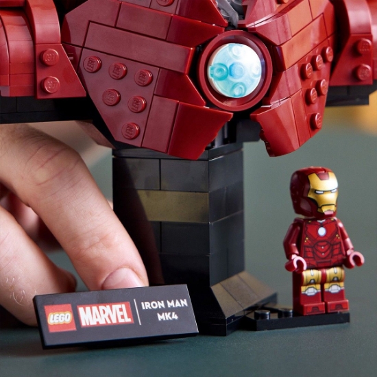 Imagine Lego Super Heroes Bust Iron Man 76327