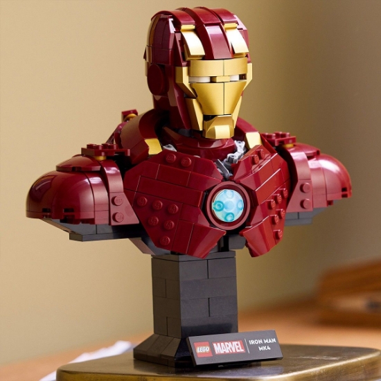 Imagine Lego Super Heroes Bust Iron Man 76327