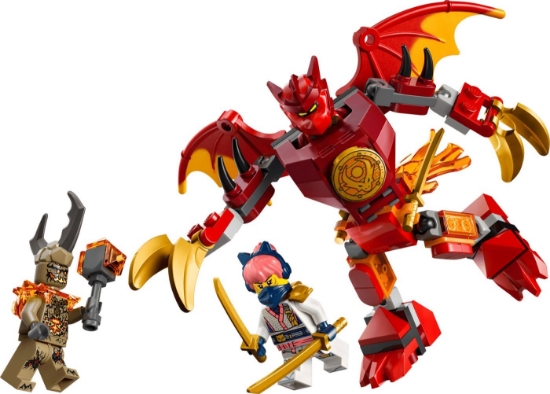 Imagine LEGO NINJAGO PACHET DE LUPTA CU ROBOTUL DRAGON AL LUI KAI 71851