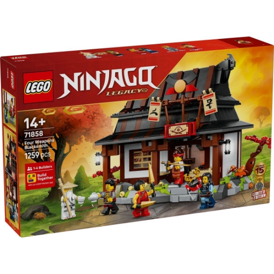 Imagine LEGI NINJAGO FIERARUL PATRU ARME LA A 15 A ANIVERSARE 71858