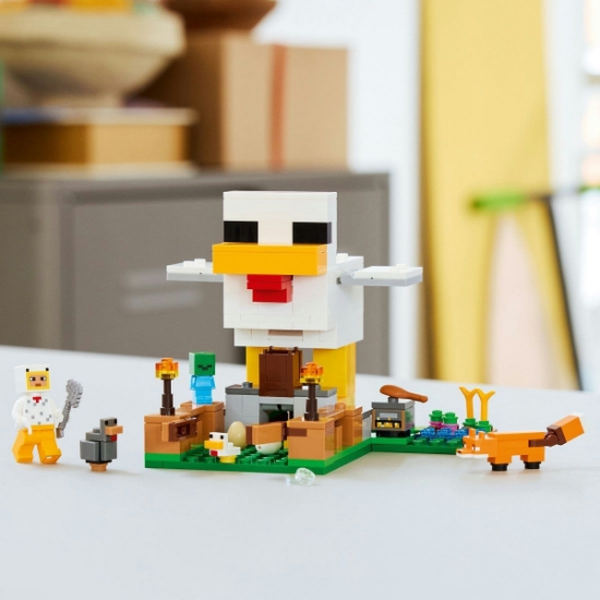 Imagine LEGO MINECRAFT FERMA DE PUI 21585