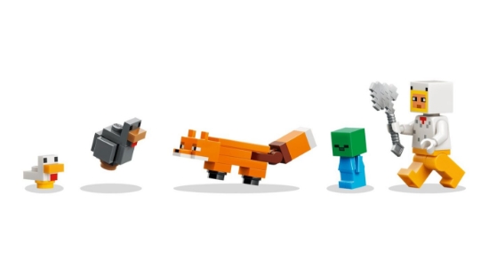 Imagine LEGO MINECRAFT FERMA DE PUI 21585