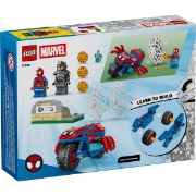 Imagine LEGO MARVEL SPIDEY PE MOTOCICLETA VS RHINO 11206
