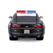 Imagine MAISTO MOTOSOUNDS MASINUTA CHEVROLET CAMARO SS 2010 DE POLITIE CU SUNETE SI LUMINI SCARA 1 LA 24