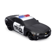 Imagine MAISTO MOTOSOUNDS MASINUTA CHEVROLET CAMARO SS 2010 DE POLITIE CU SUNETE SI LUMINI SCARA 1 LA 24