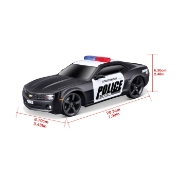 Imagine MAISTO MOTOSOUNDS MASINUTA CHEVROLET CAMARO SS 2010 DE POLITIE CU SUNETE SI LUMINI SCARA 1 LA 24