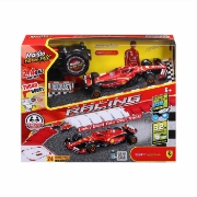 Imagine MAISTO SET PISTA CONSTRUIBILA CU MASINUTA FERRARI SF 24 RC CU TELECOMANDA 2.4GHz SCARA 1 LA 41