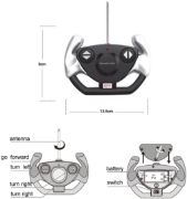 Imagine MASINA CU TELECOMANDA PORSCHE CARRERA S ALB CU SCARA 1 LA 12 