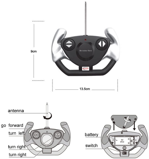 Imagine MASINA CU TELECOMANDA PORSCHE CARRERA S ALB CU SCARA 1 LA 12 