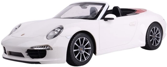 Imagine MASINA CU TELECOMANDA PORSCHE CARRERA S ALB CU SCARA 1 LA 12 