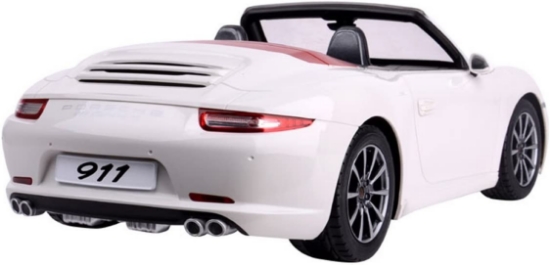 Imagine MASINA CU TELECOMANDA PORSCHE CARRERA S ALB CU SCARA 1 LA 12 