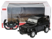 Imagine MASINA CU TELECOMANDA LAND ROVER DEFENDER NEGRU CU SCARA 1 LA 14