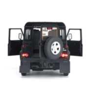 Imagine MASINA CU TELECOMANDA LAND ROVER DEFENDER NEGRU CU SCARA 1 LA 14