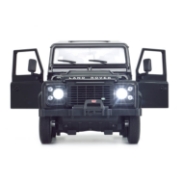 Imagine MASINA CU TELECOMANDA LAND ROVER DEFENDER NEGRU CU SCARA 1 LA 14