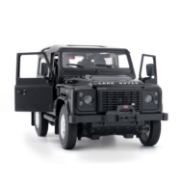 Imagine MASINA CU TELECOMANDA LAND ROVER DEFENDER NEGRU CU SCARA 1 LA 14