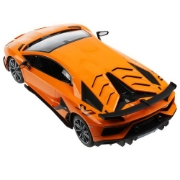 Imagine MASINA CU TELECOMANDA AVENTADOR SVJ PORTOCALIU SCARA 1 LA 14