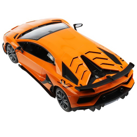 Imagine MASINA CU TELECOMANDA AVENTADOR SVJ PORTOCALIU SCARA 1 LA 14